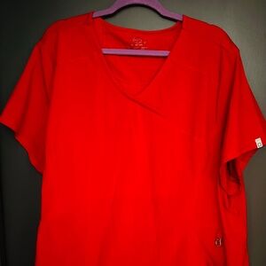 Infinity by Cherokee ❤️‍🔥 red scrub top (4xl)
